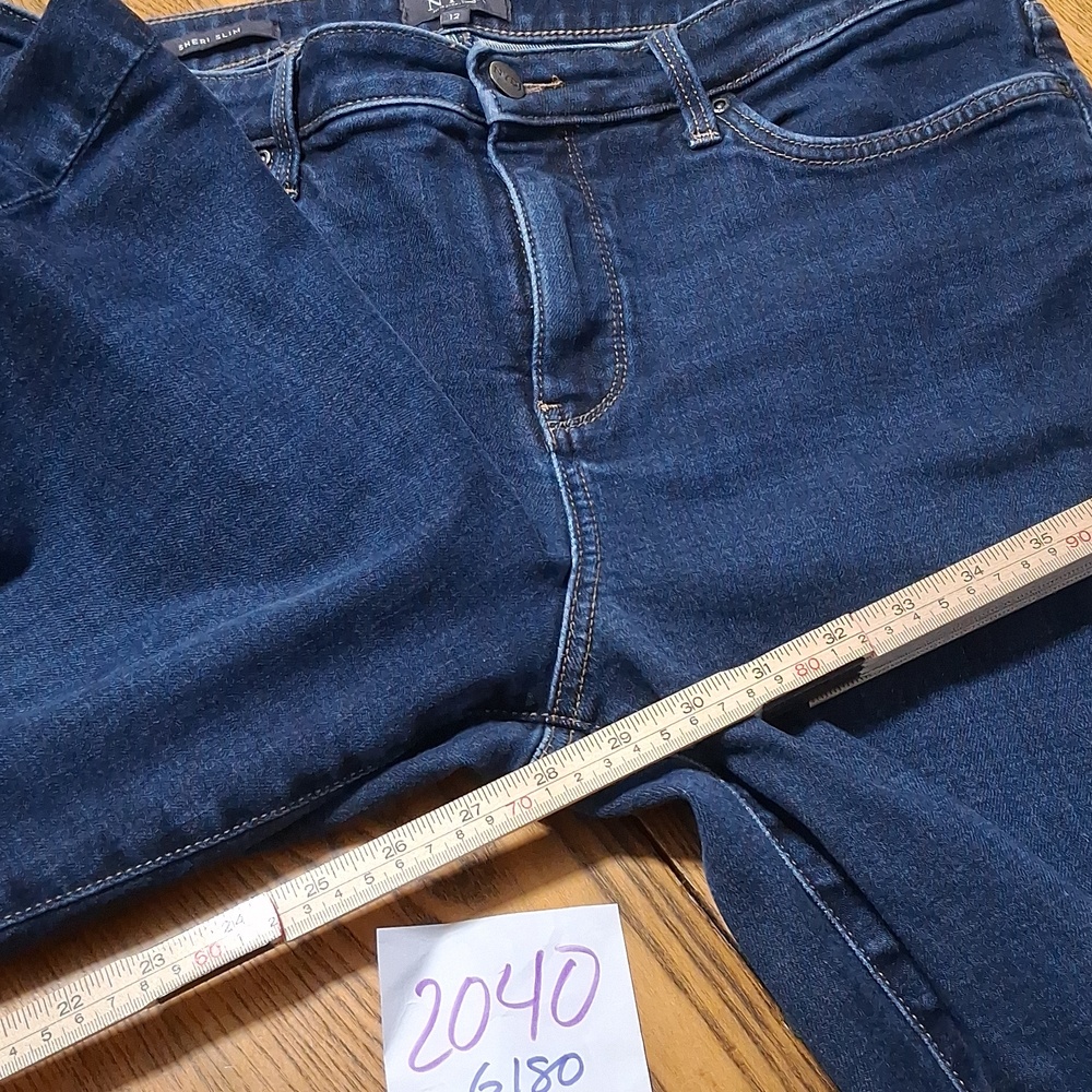 NYDJ Jeans 12 Womens BLUE Denim Pants Preowned Used - Picture 2 of 5